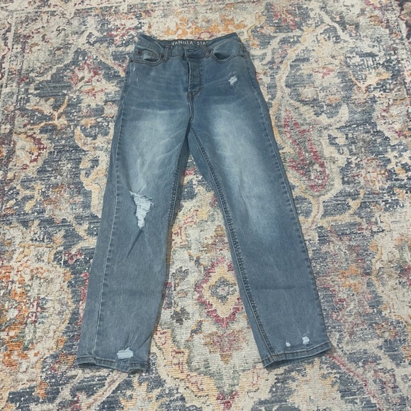 Light denim wash high waist jeans - Picture 2 of 6